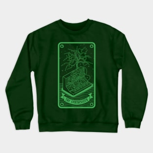 Funny Synthesizer Tarot Card for Musician Crewneck Sweatshirt